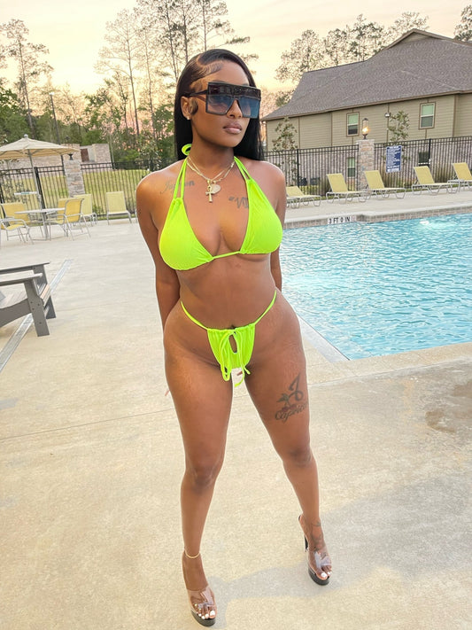 Tizara Bikini- Lime - Head Over Heels: All In One Boutique