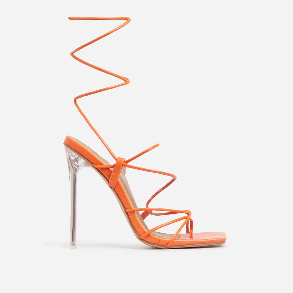 Total Babe Heels- Orange - Head Over Heels: All In One Boutique