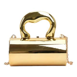 Wavy Handbag- Gold